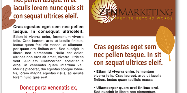 Fall News Newsletter Graphic